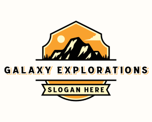 Mountain Outdoor Camping logo design