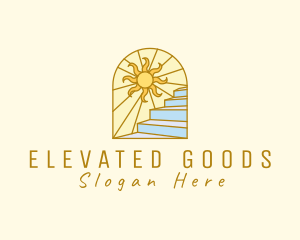 Sunrise Scenic Staircase logo design