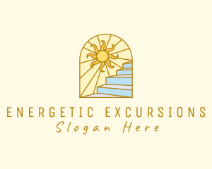 Sunrise Scenic Staircase logo design