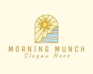 Sunrise Scenic Staircase logo design