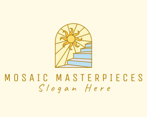 Sunrise Scenic Staircase logo design