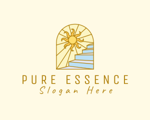 Sunrise Scenic Staircase logo design