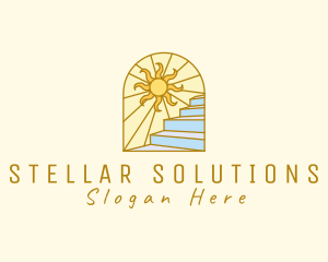 Sunrise Scenic Staircase logo design