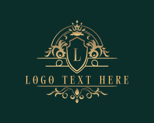 Elegant Royal Shield logo