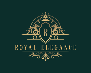 Elegant Royal Shield logo design