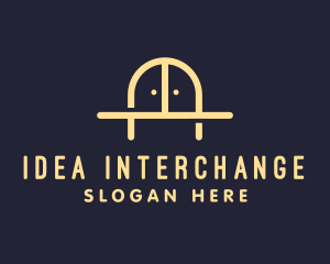 Golden Bridge Furniture logo design