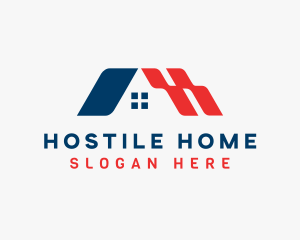 Home Repair Roofing logo design