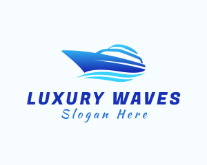 Yacht Cruise Boat logo design