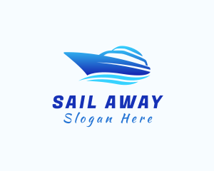 Yacht Cruise Boat logo design