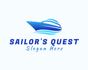 Yacht Cruise Boat logo design