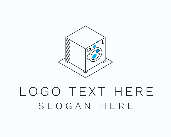 Clothes Washer logo example 4