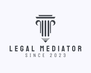 Writer Judicial Column logo design