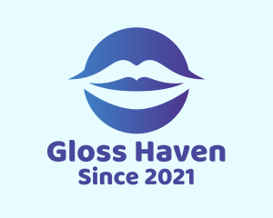 Blue Lip Gloss logo design