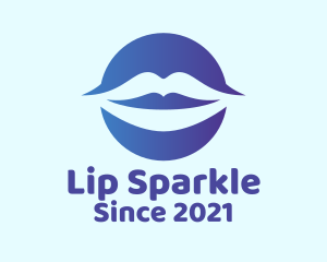 Blue Lip Gloss logo design