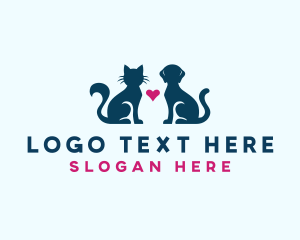 Puppy Kitten Veterinarian logo