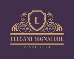 Elegant Shield Event logo design