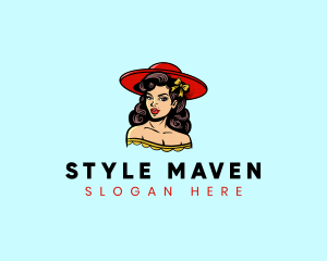 Pinup Girl Fashion logo design