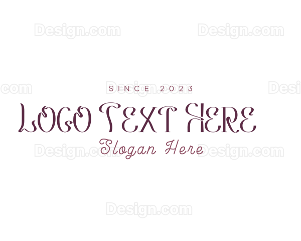 Beauty Fashion Business Logo