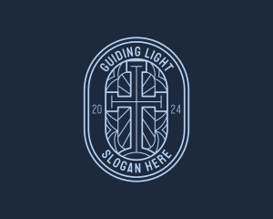 Religion Fellowship Cross logo design