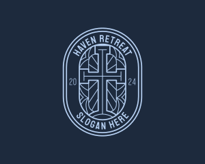 Religion Fellowship Cross logo design