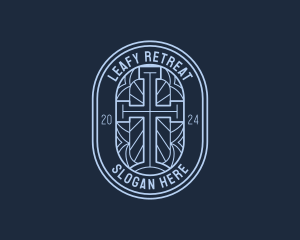 Religion Fellowship Cross logo design