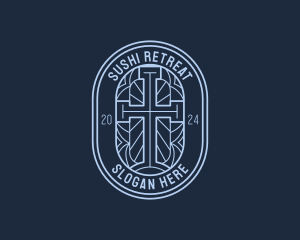 Religion Fellowship Cross logo design