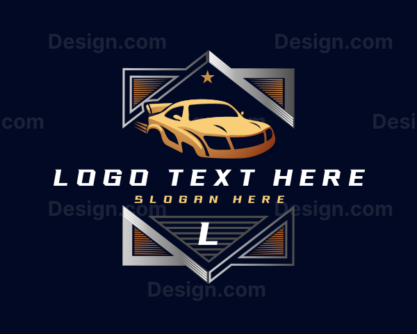 Automotive Racing Car Logo