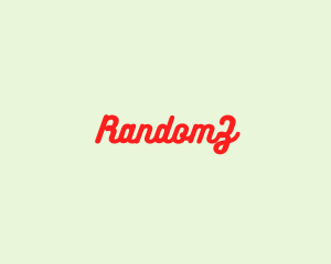 Retro Curvy Script logo