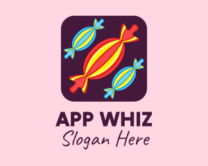 Sweet Candy Mobile App logo design