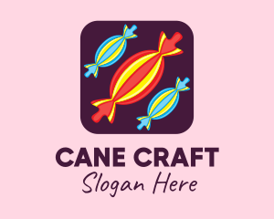 Sweet Candy Mobile App logo design