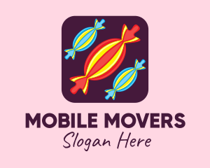 Sweet Candy Mobile App logo design