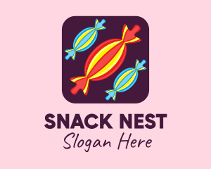 Sweet Candy Mobile App logo design