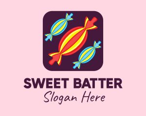 Sweet Candy Mobile App logo design