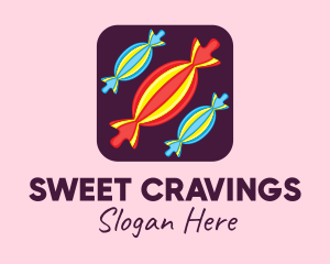 Sweet Candy Mobile App logo design