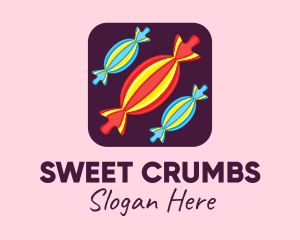 Sweet Candy Mobile App logo design