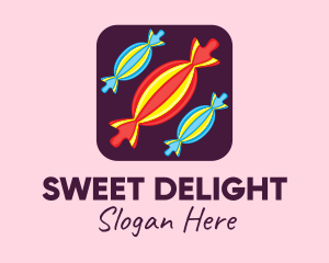 Sweet Candy Mobile App logo design