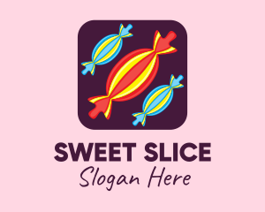 Sweet Candy Mobile App logo design