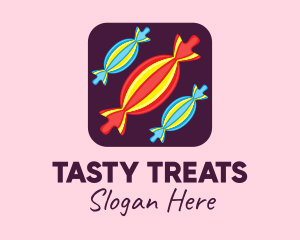 Sweet Candy Mobile App logo design