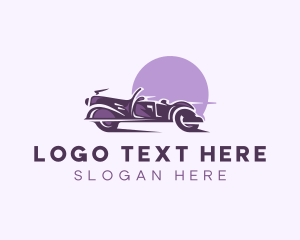 Retro Fast Car logo