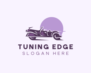Retro Fast Car logo