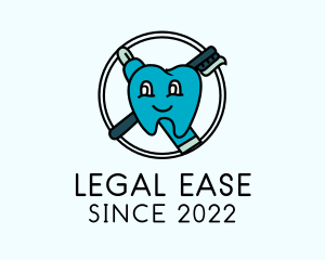 Pediatric Dental Care Emblem  logo