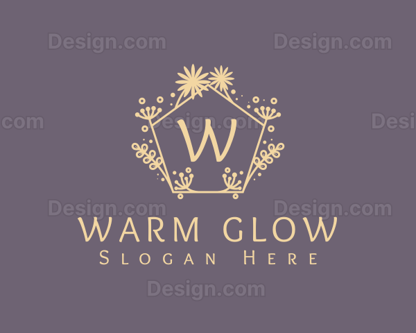 Botanical Flower Wellness Logo