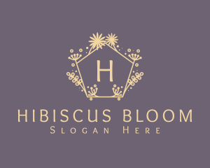 Botanical Flower Wellness logo design