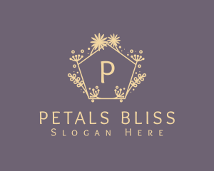 Botanical Flower Wellness logo design