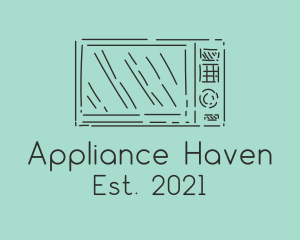 Microwave Appliance Drawing logo