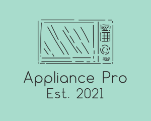 Microwave Appliance Drawing logo