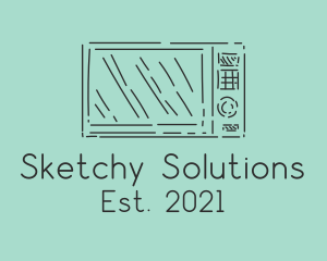 Microwave Appliance Drawing logo