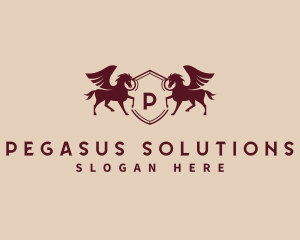 Pegasus Shield Firm logo design