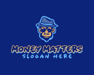 Mafia Gamer Monkey  logo design