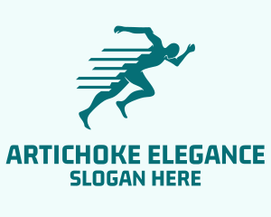 Marathon Sprint Run logo design